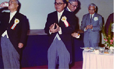 昭和48年 日本ベニア創業50周年記念式典
